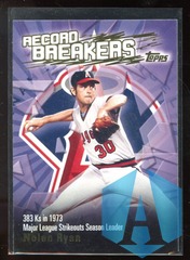 2002 Topps Record Breakers #RB-NR Nolan Ryan Angels
